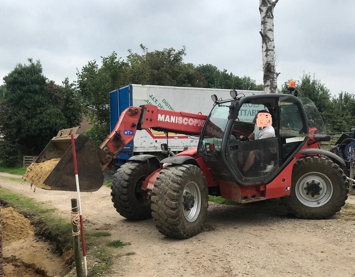 Manitou MLT741-TLSU verreiker uit 2004, Ophalen