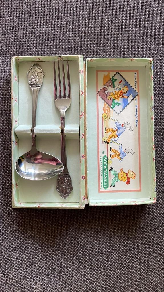 Antiek kinderbestek, Ophalen of Verzenden