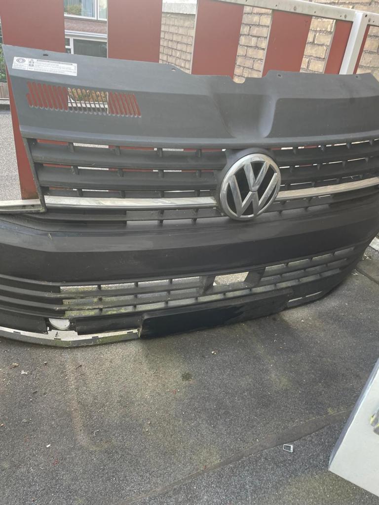 Bumper Volkswagen Transporter T6. Voorzijde Gebruikt, Auto-onderdelen, Ophalen, Voor, Volkswagen, Bumper
