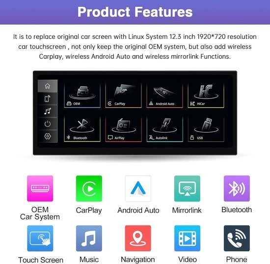 12.3 Inch Touchscreen Audi A3/S3 – Multimedia Scherm, Corvance B.V., Verzenden, Nieuw, Corvancebol@gmail.com