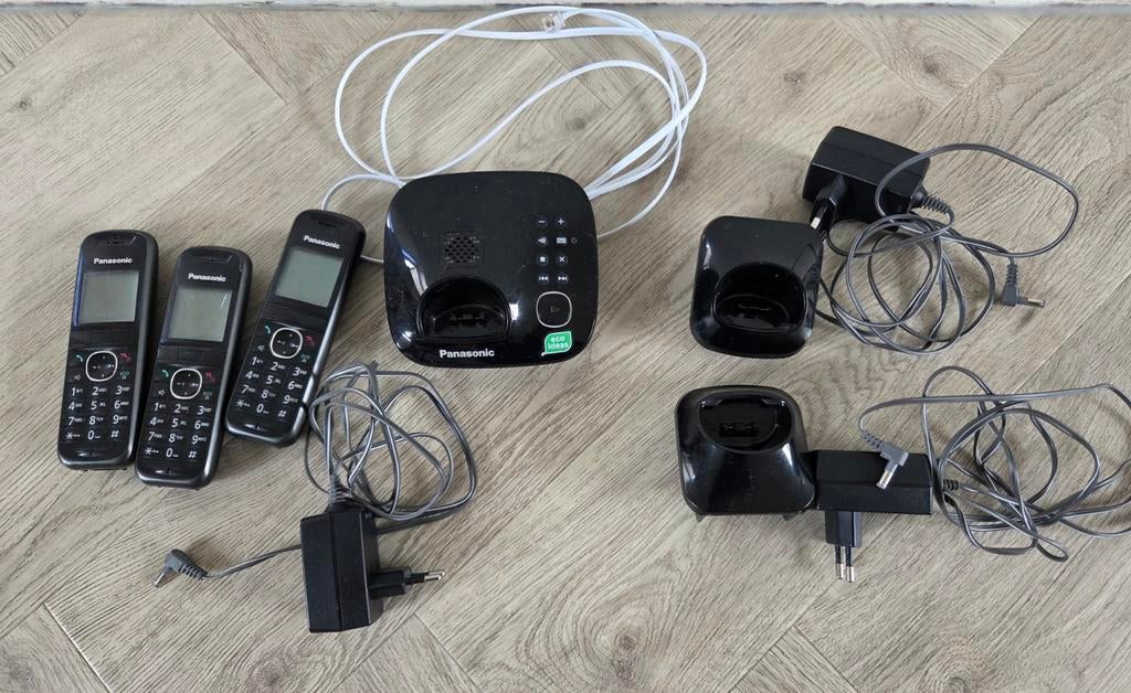 Panasonic  KX dect telefoon set draadloos, Ophalen