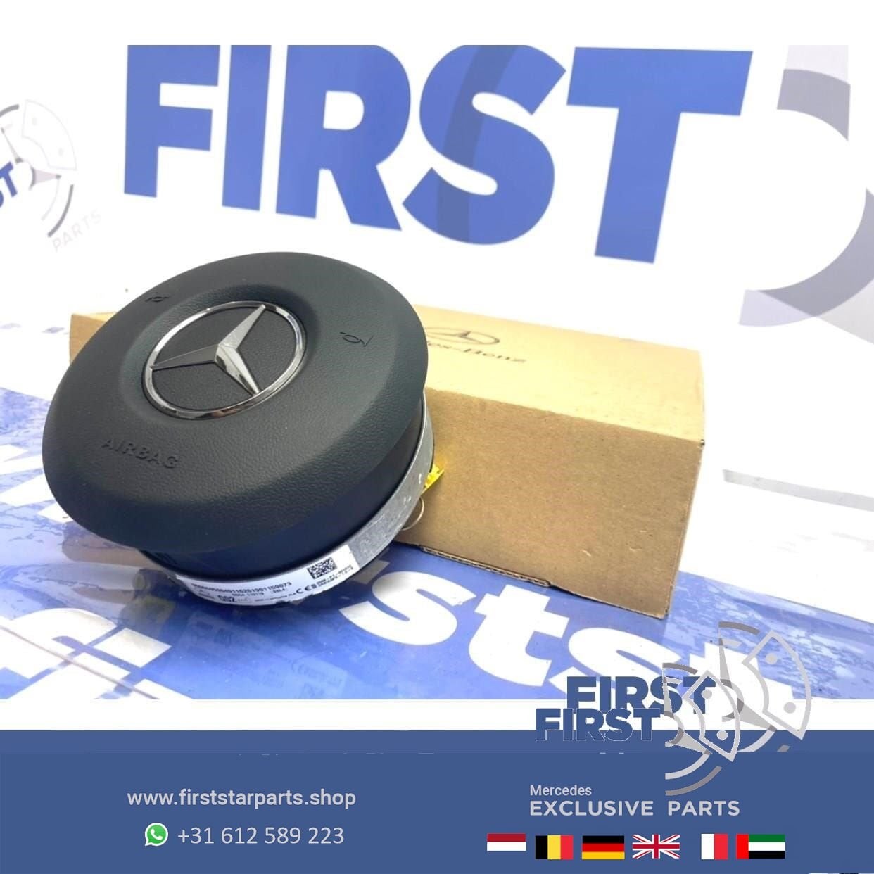 2021 AMG STUURAIRBAG W177 W118 H247 W205 W213 W238 W257 W167, Auto-onderdelen, Dashboard en Schakelaars, Gebruikt, -, Ophalen of Verzenden