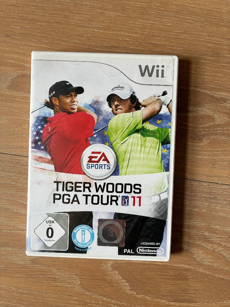 Tiger Woods PGA Tour 11 - Nintendo Wii Spel, Ophalen, Gebruikt, Sport, 3 spelers of meer