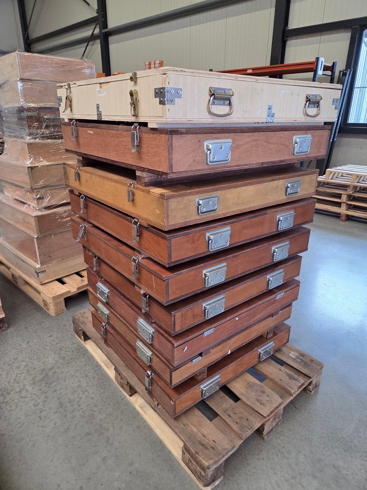 Houten Kisten - Diverse Maten en Kleuren, Gebruikt, 40 tot 60 cm, 50 tot 75 cm, Ophalen of Verzenden