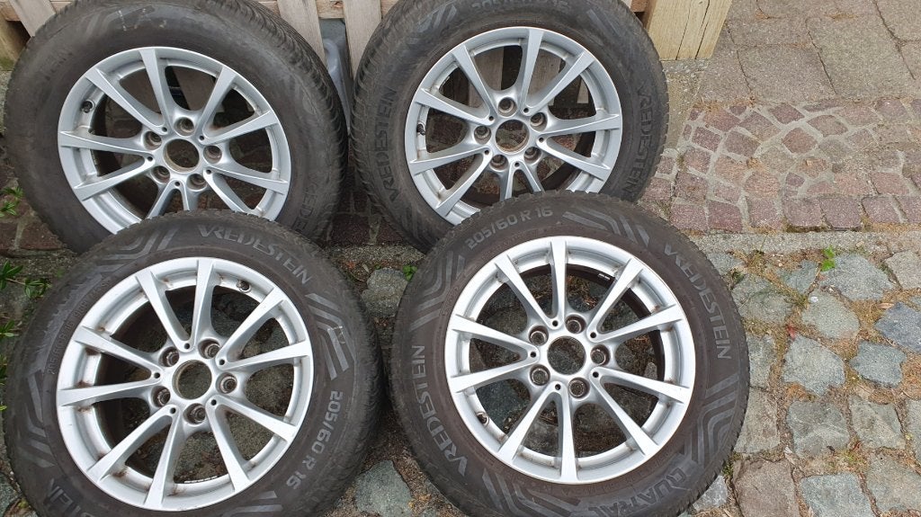velgen met banden, Auto-onderdelen, Banden en Velgen, Ophalen, Gebruikt, 16 inch, Banden en Velgen