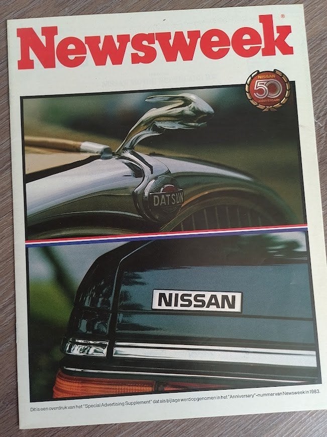 Nissan Newsweek, Special bij 50 jaar Datsun Nissan, Ophalen of Verzenden, Nieuw, Nissan