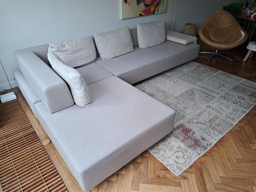 Chique Comfortabele Hoekbank, 250 tot 300 cm, 100 tot 125 cm, Hoekbank, Ophalen of Verzenden