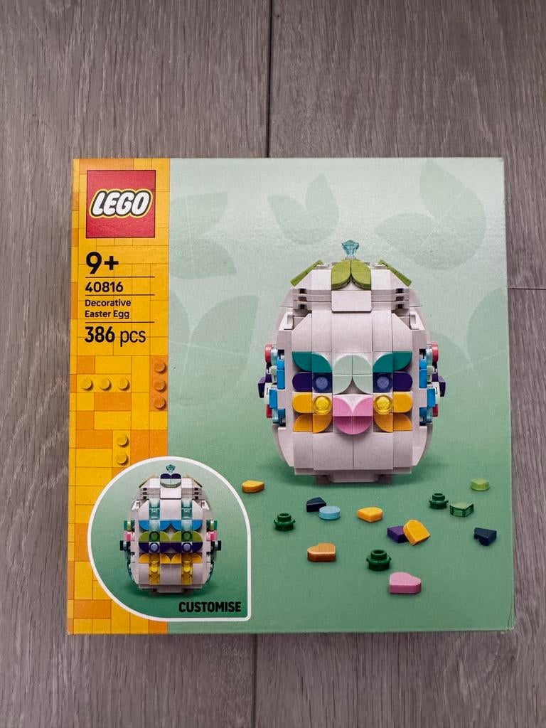 LEGO Decoratief Paasei 40816 - Nieuw in doos, Lego, Nieuw, Ophalen of Verzenden, Ongeopend/sealed