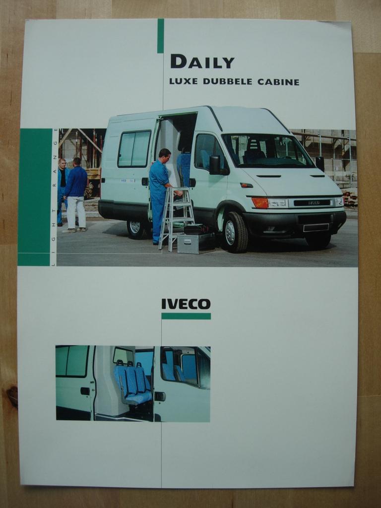 Iveco Daily 2004 Brochure – Luxe Dubbele Cabine, Iveco, Ophalen of Verzenden, Zo goed als nieuw, Overige merken