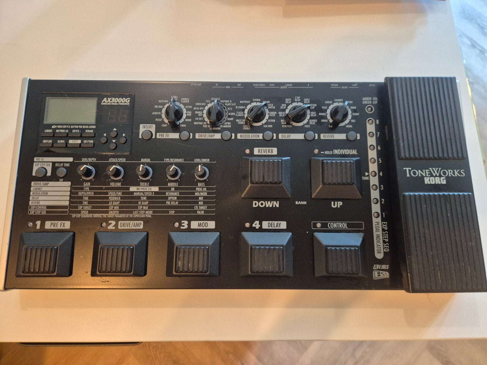 Korg Toneworks AX3000G multi-effect gitaarpedaal, Muziek en Instrumenten, Ophalen of Verzenden, Gebruikt, Chorus
