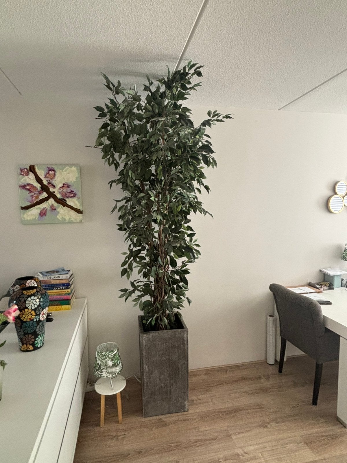 Grote kunstplant/boom, Ophalen, Zo goed als nieuw