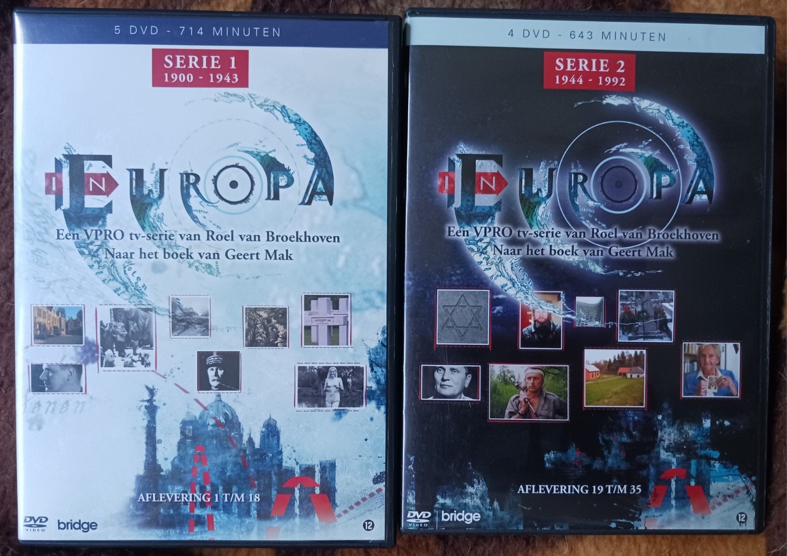 In Europa Complete VPRO tv-serie deel 1 en 2, Nederlands, Zo goed als nieuw, Politiek of Geschiedenis, Vanaf 12 jaar