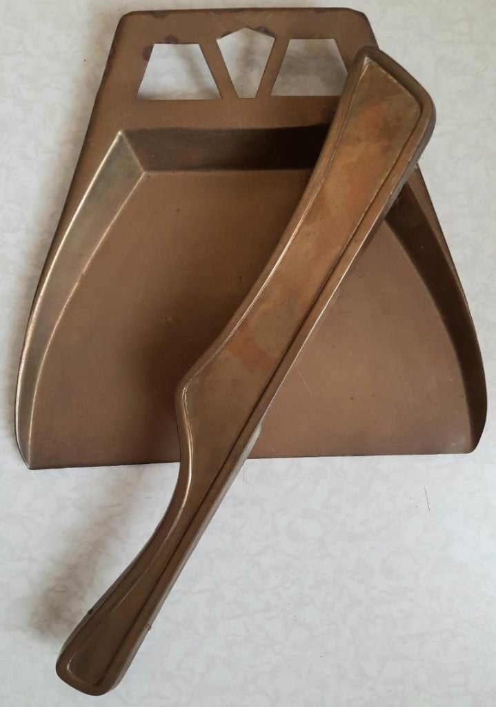 Art-Deco tafelschuier, 40 liter of meer, Ophalen of Verzenden, Gebruikt, Overige materialen