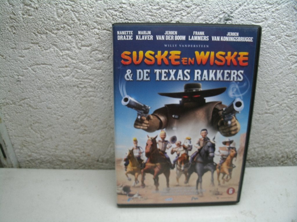 dvd 291k suske en wiske & de texas rakkers, Alle leeftijden, Ophalen of Verzenden, Zo goed als nieuw, Amerikaans