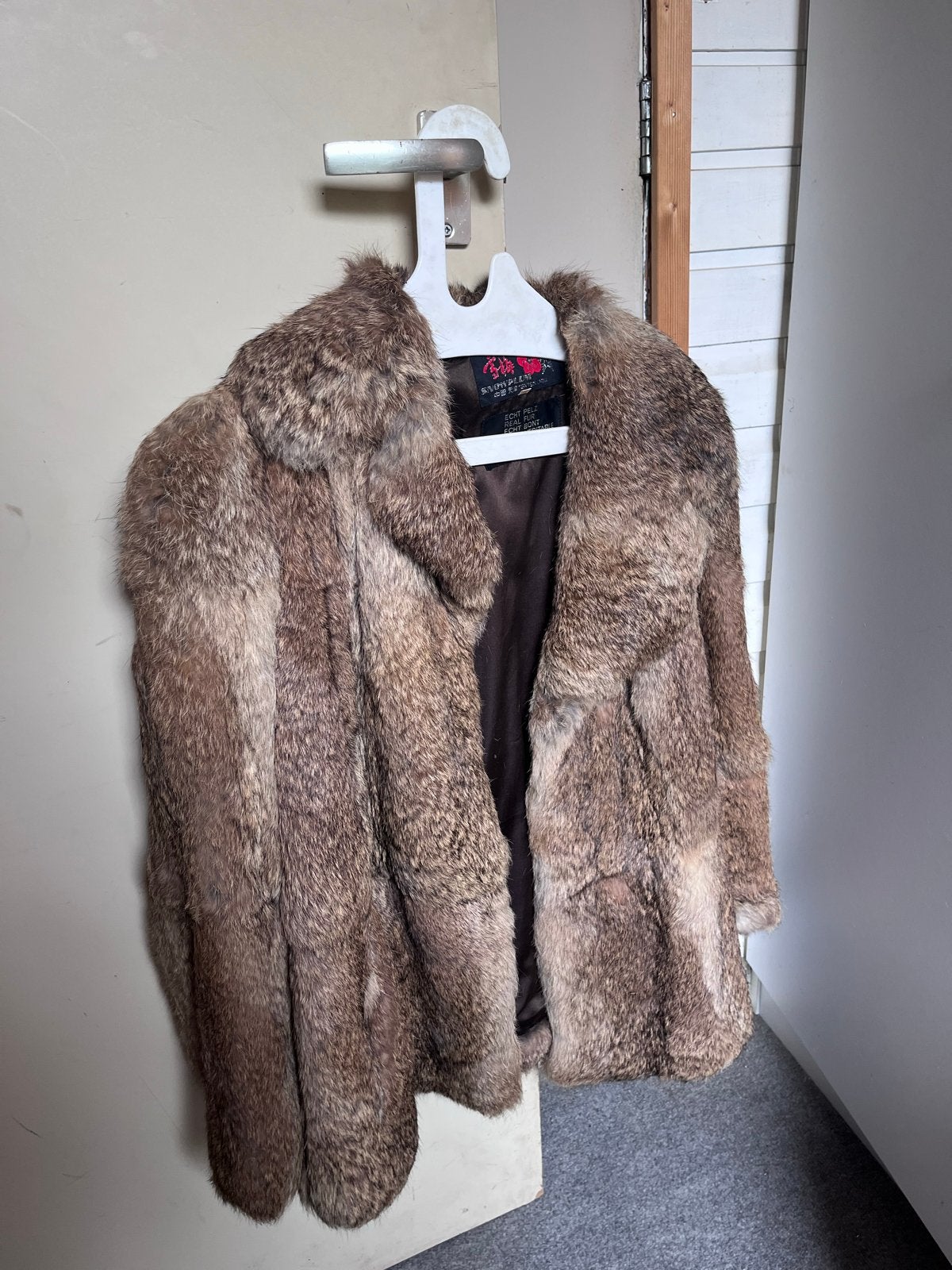 Echte bontjas Snowplum, Kleding | Dames, Jassen | Winter, Ophalen of Verzenden, Gedragen, Maat 38/40 (M), Bruin
