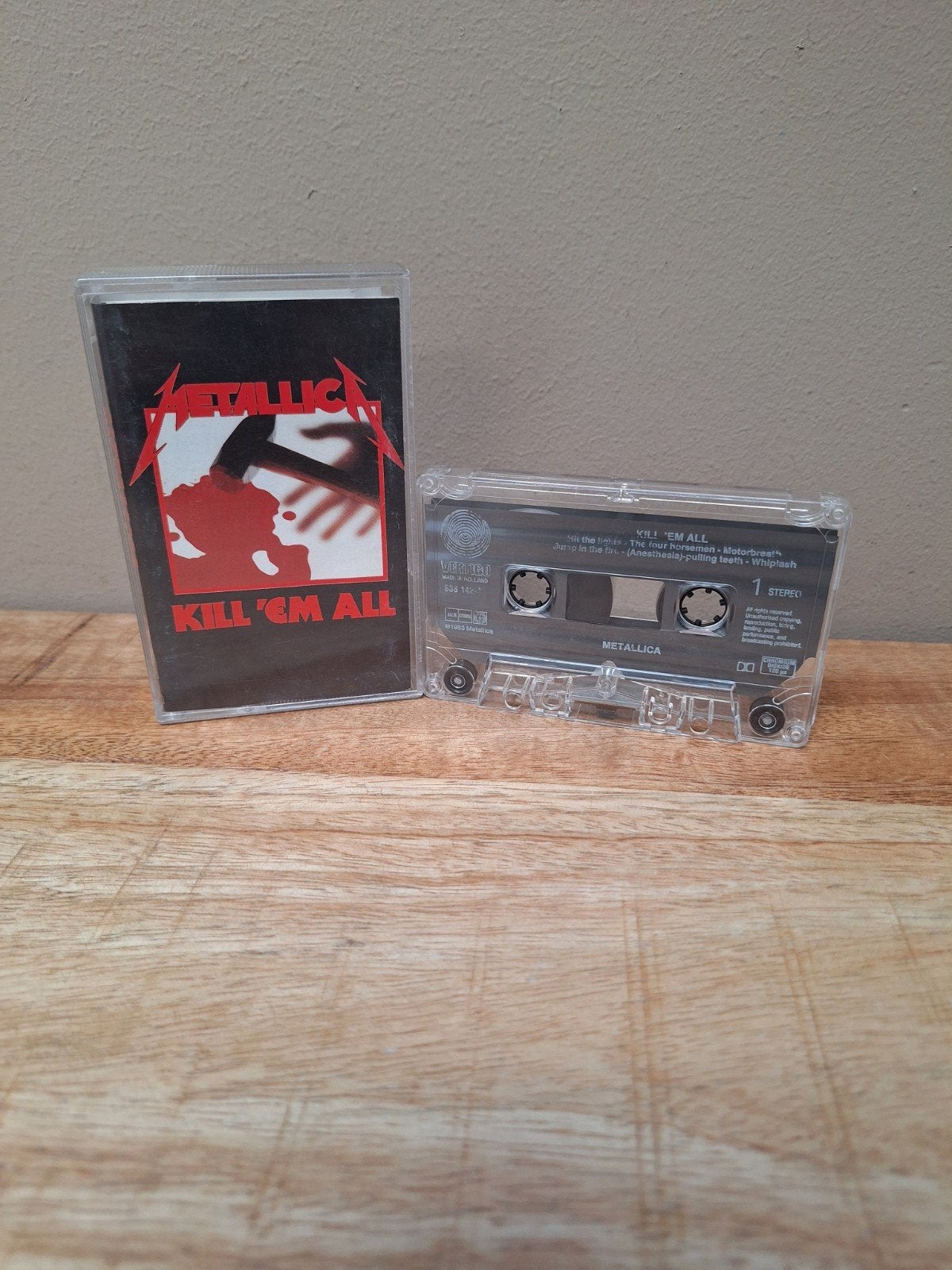 Metallica - Kill 'Em All Cassette (Origineel,), Gebruikt, 1 bandje, Ophalen of Verzenden, Origineel