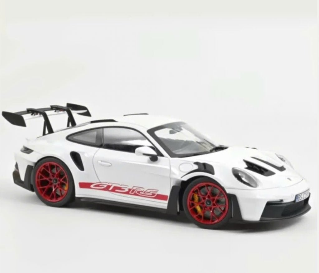 Porsche 911 GT3 RS 2022 Wit & Pyro rood 1/12 NOREV R. 127530, Hobby en Vrije tijd, Verzenden, Nieuw, 1:9 t/m 1:12, Auto