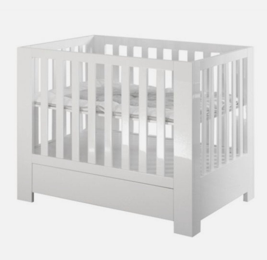 Kidsmill Alaska Hoogglans box wit, Ophalen, Zo goed als nieuw, Rechthoekig, In hoogte verstelbaar