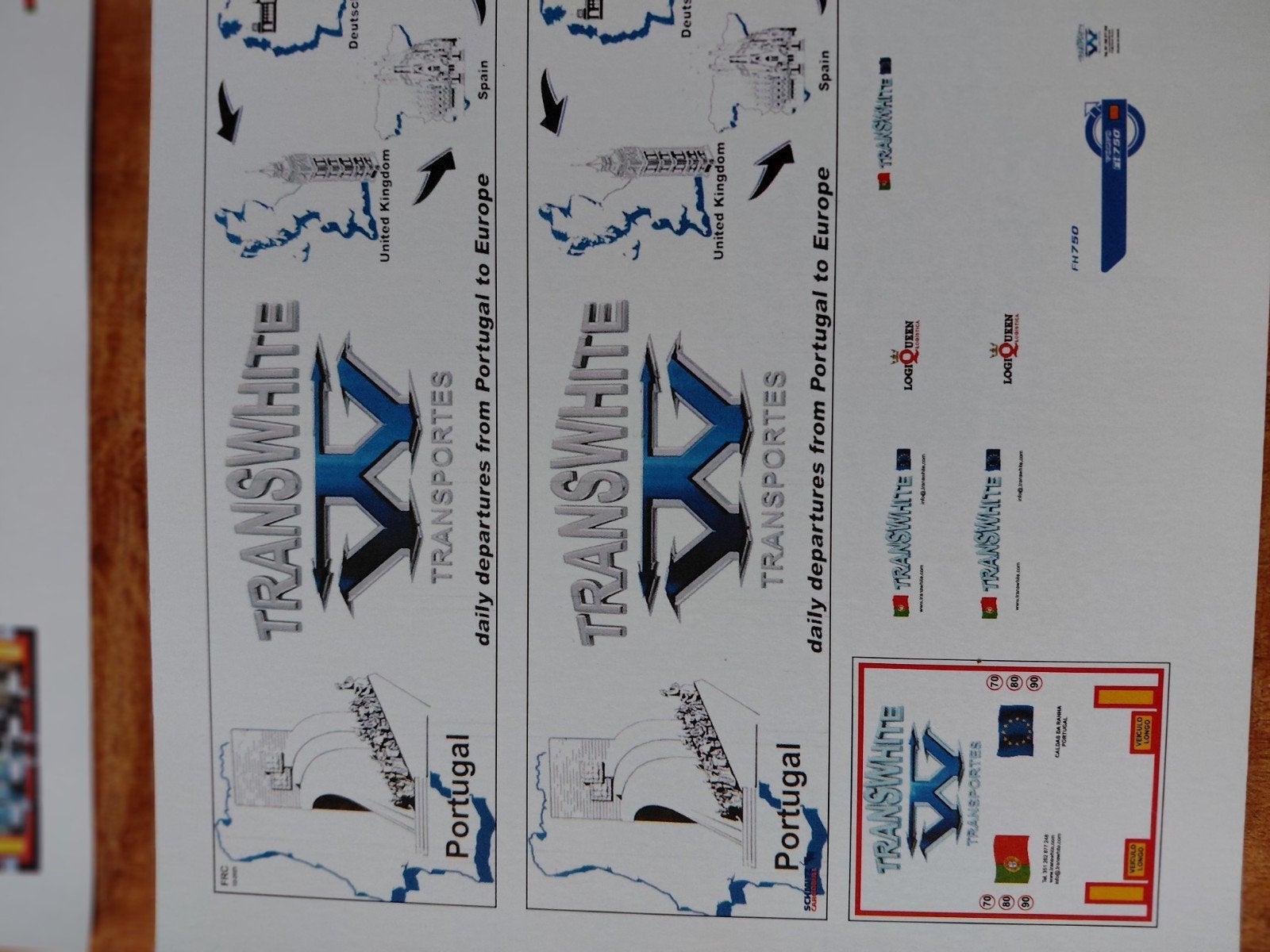 tekno/ wsi  decal transwhite, Ophalen of Verzenden