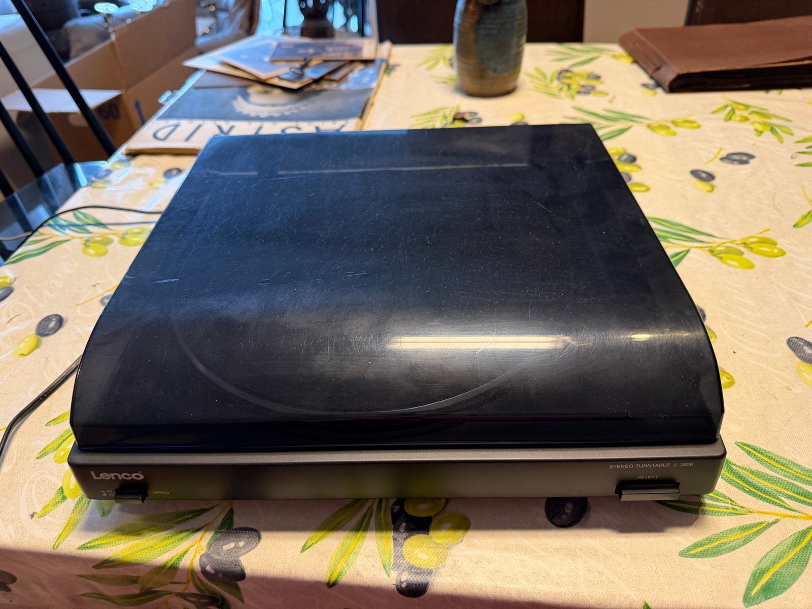 Lenco L3806 Stereo Platenspeler, Ophalen of Verzenden, Gebruikt, Platenspeler, Overige merken