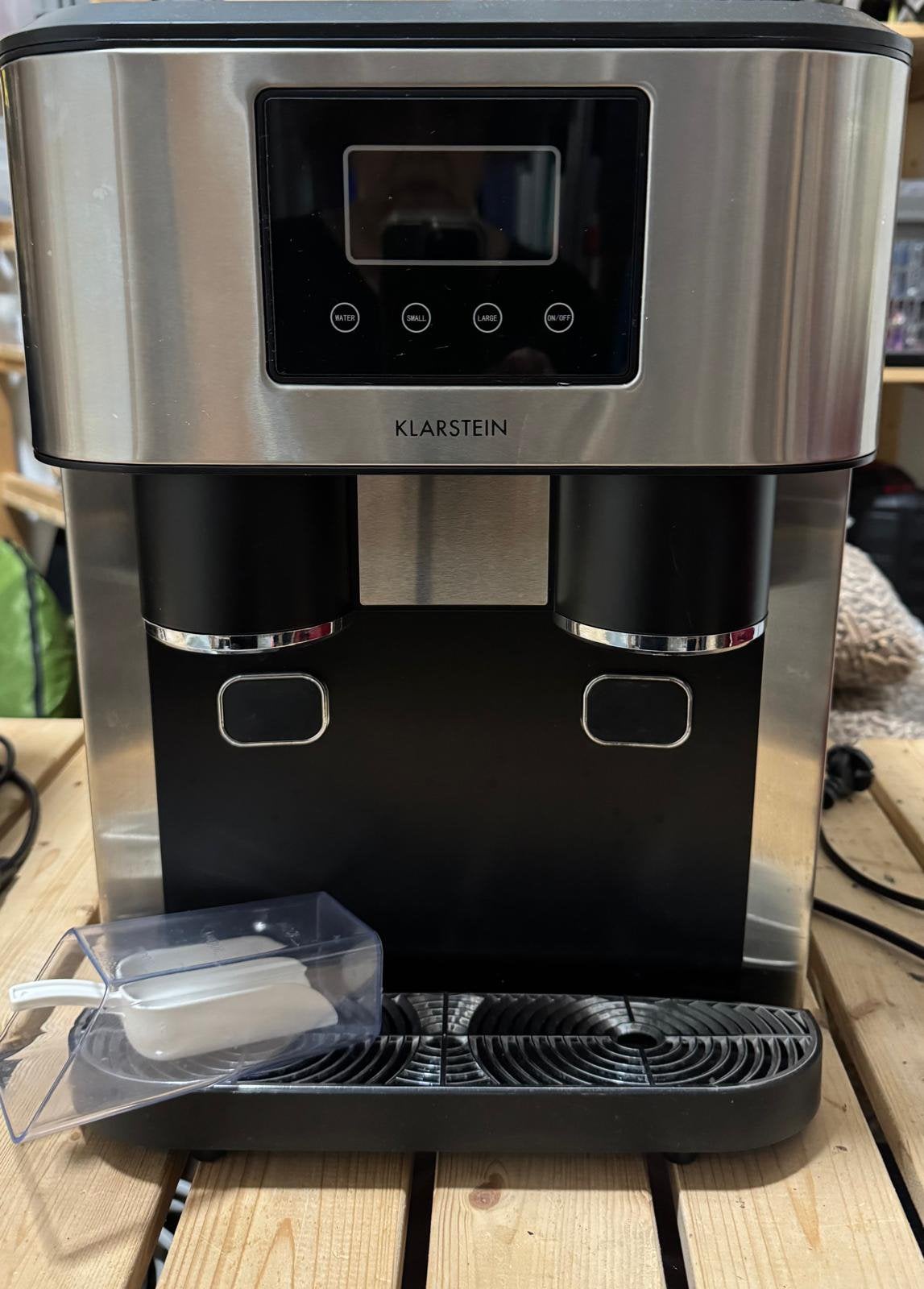 Klarstein Eiszeit Crush ijsblokjesmachine / waterdispenser, Ophalen, Zo goed als nieuw