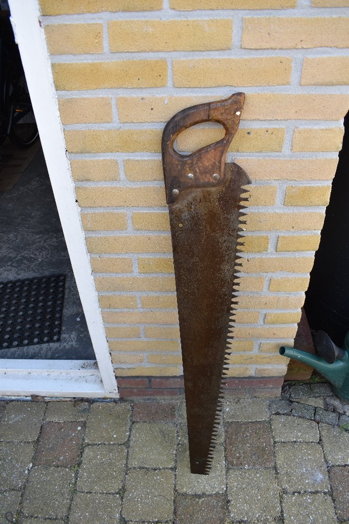 antieke bomenzaag, Ophalen of Verzenden
