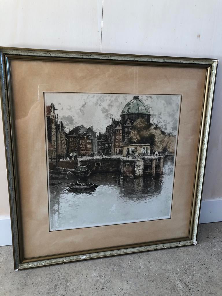 Litho van Henri Cassiers (1858-1944), Antiek en Kunst, Ophalen