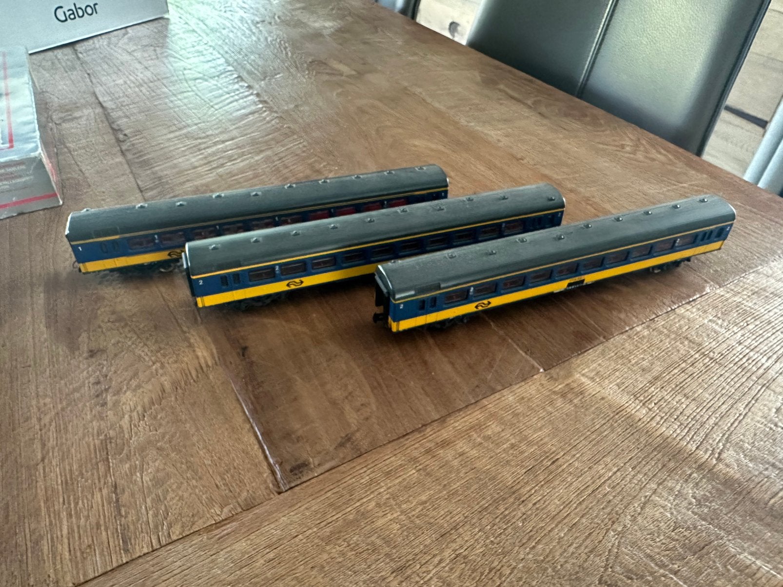 NS Wagons, set van 3, Hobby en Vrije tijd, Ophalen, Gelijkstroom, Wagon, Zo goed als nieuw