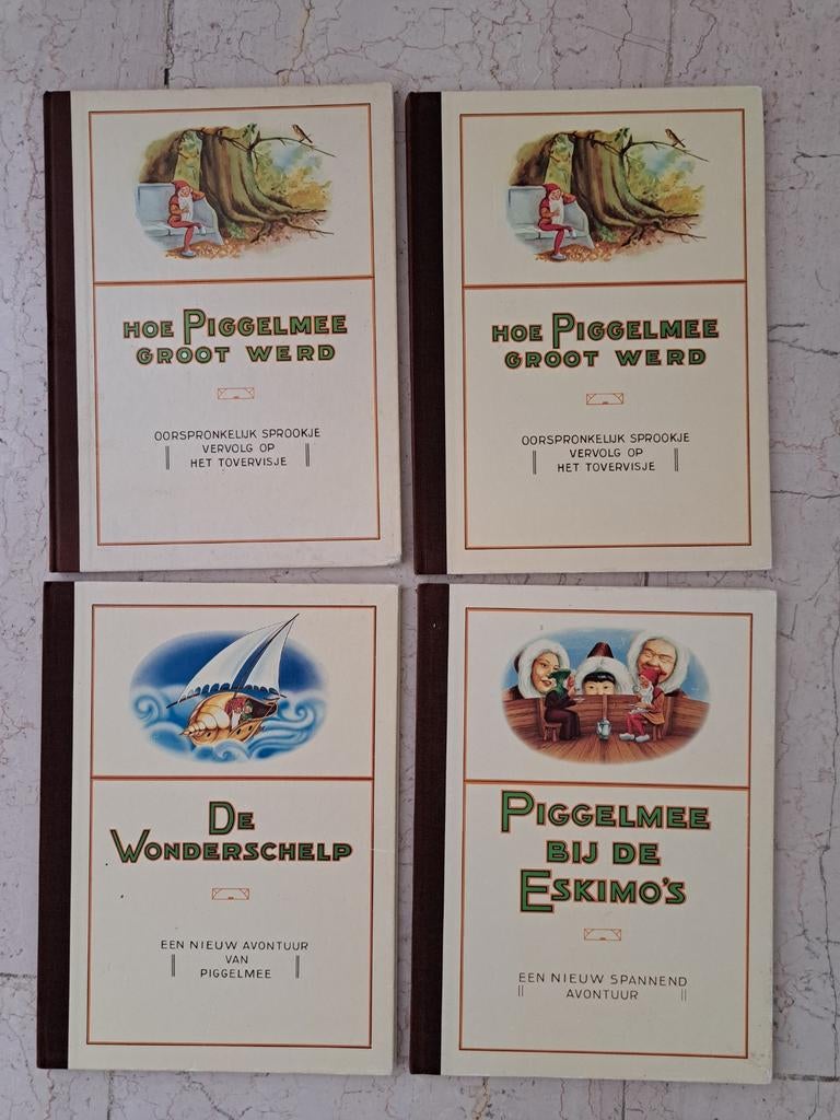4 vintage boeken van Piggelmee. Zo leuk!, Boeken, Ophalen of Verzenden