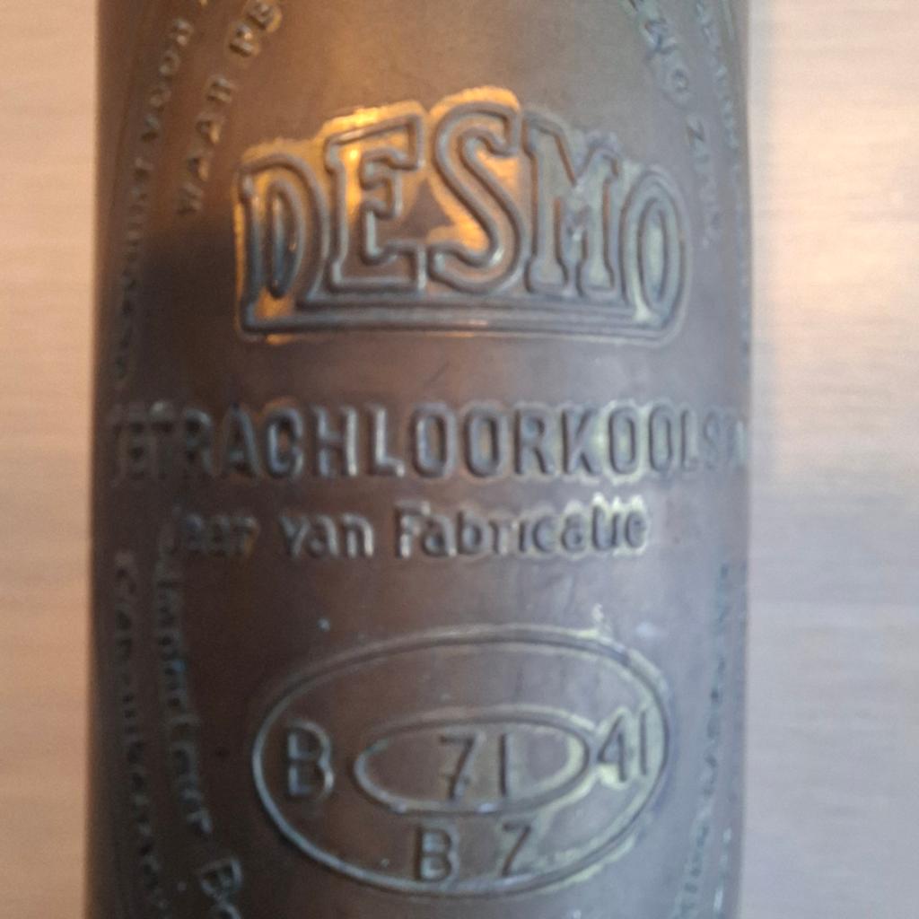 Antieke DESMO Tetrachloorkoolstof Brandblusser (ca. 1925-193, Antiek en Kunst, Ophalen of Verzenden