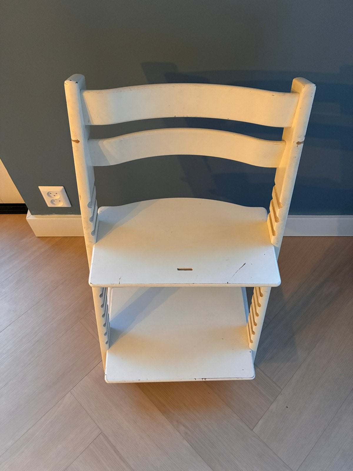 Stokke Tripp Trapp wit, Ophalen, Gebruikt, Meegroeistoel