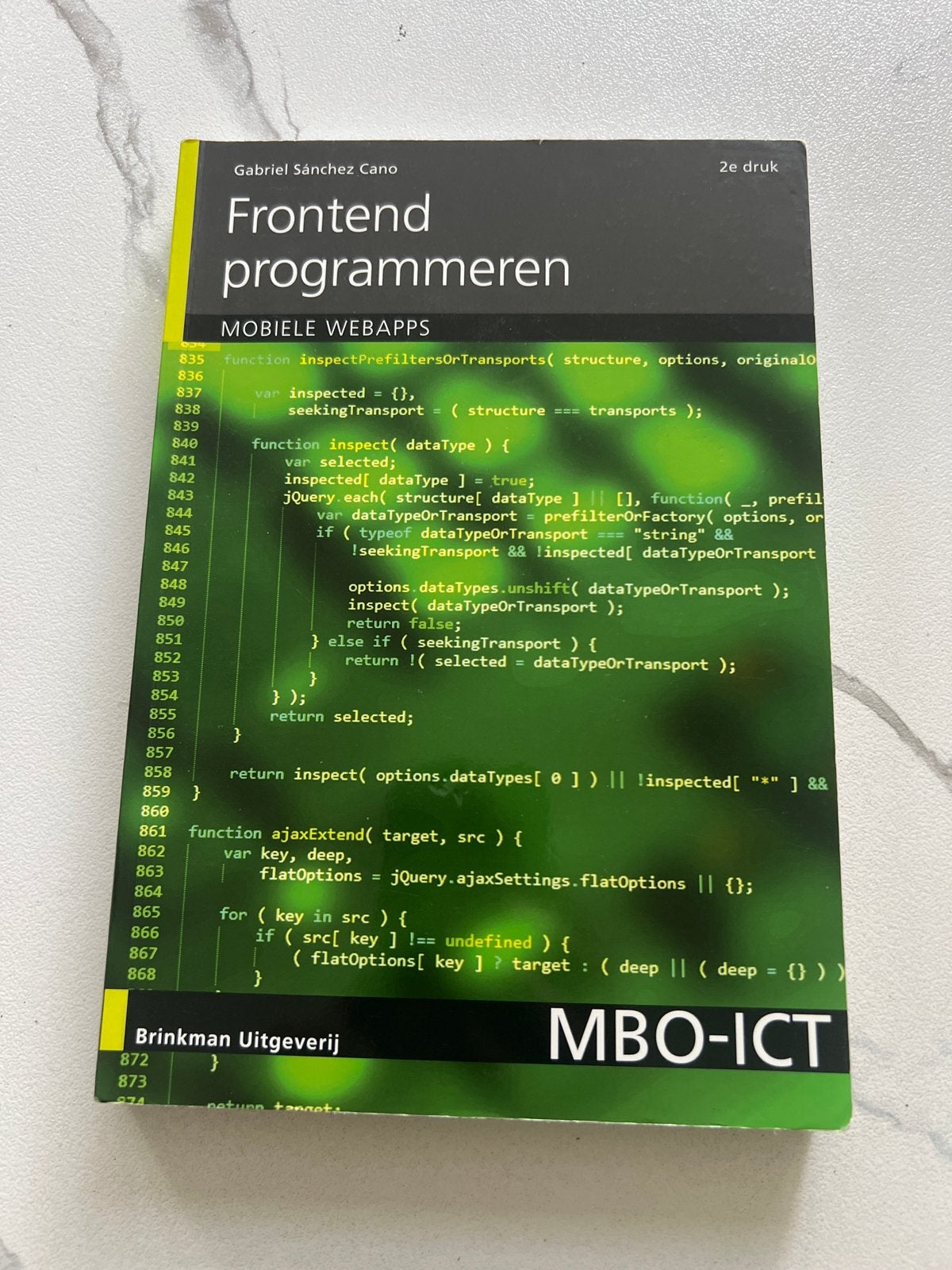 Frontend programmeren - Mobiele webapps (MBO-ICT), Ophalen of Verzenden, Beta, Zo goed als nieuw, MBO