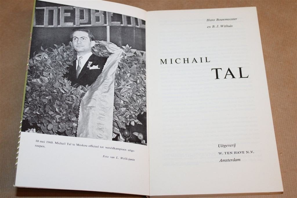 Michail Tal — Partijen van de Wereldkampioen Schaken 1961, Boeken, Ophalen of Verzenden, Gelezen, Overige onderwerpen