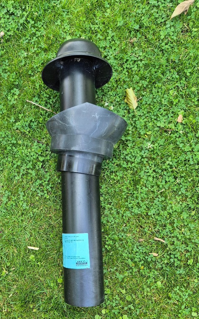 Ventilatiepijp voor schuin dak, Doe-het-zelf en Verbouw, Ventilatie en Afzuiging, Ophalen, Gebruikt, Ventilator en Afzuiger