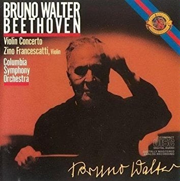 BEETHOVEN Violin concerto CD FRANCESCATTI WALTER CBS ZGAN, Ophalen of Verzenden, Classicisme, Zo goed als nieuw, Orkest of Ballet