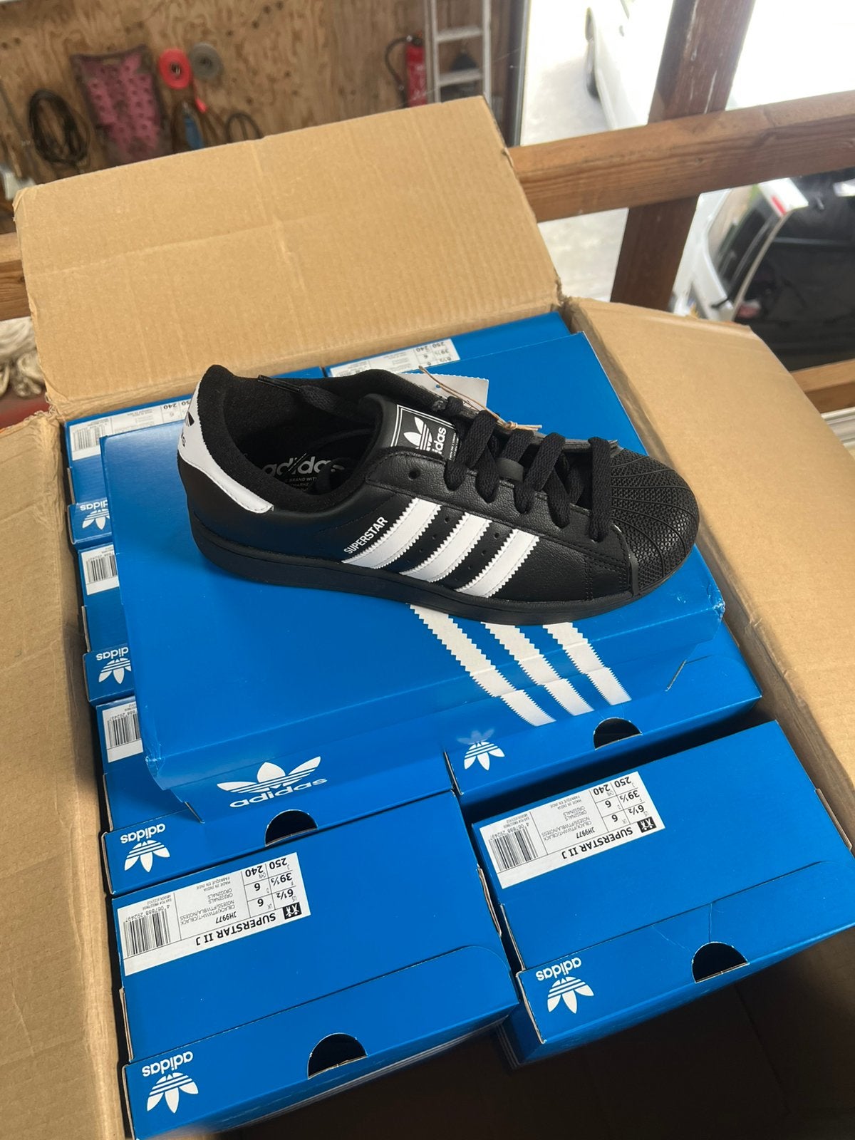 Adidas Superstar II J Sneakers Groothandel advertentie 5St, Kleding | Heren, Vintagie, Haulerwijk, Nieuw, Ophalen of Verzenden