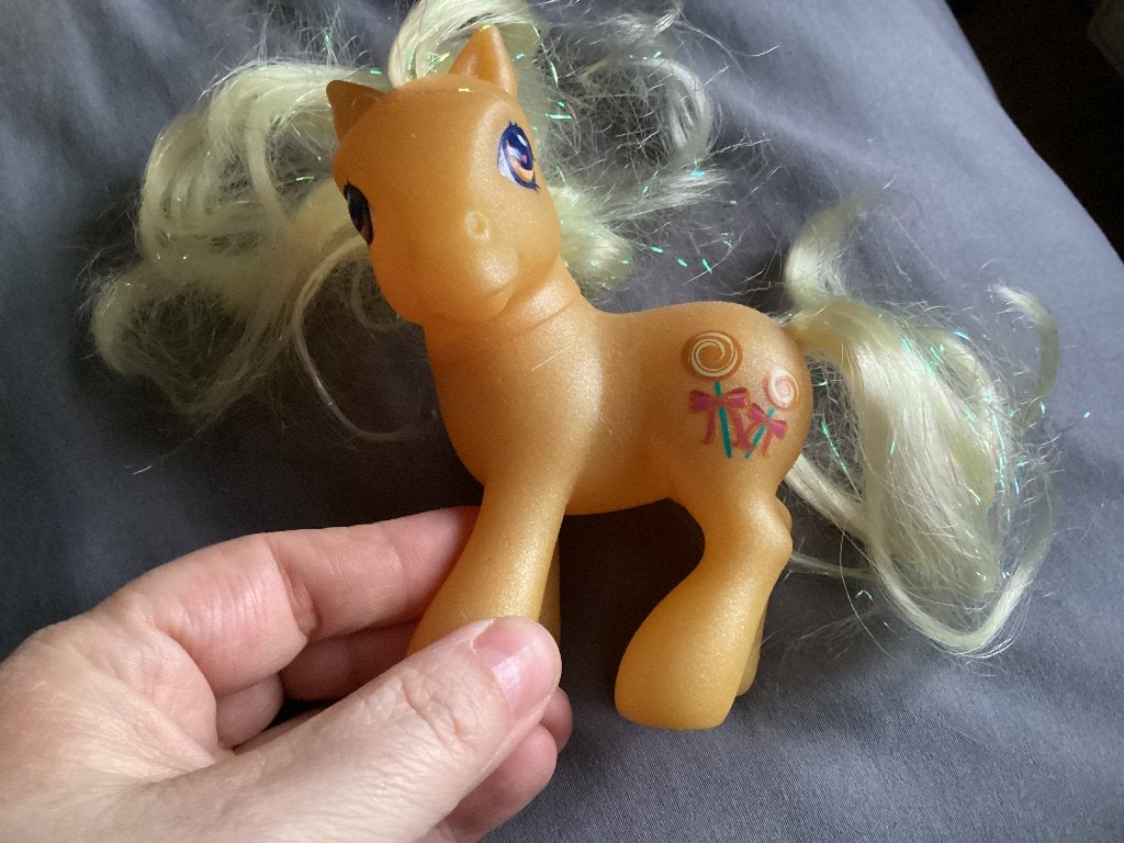 My Little Pony Generation 3 (G3) pony genaamd Butterscotch, Ophalen of Verzenden, Gebruikt
