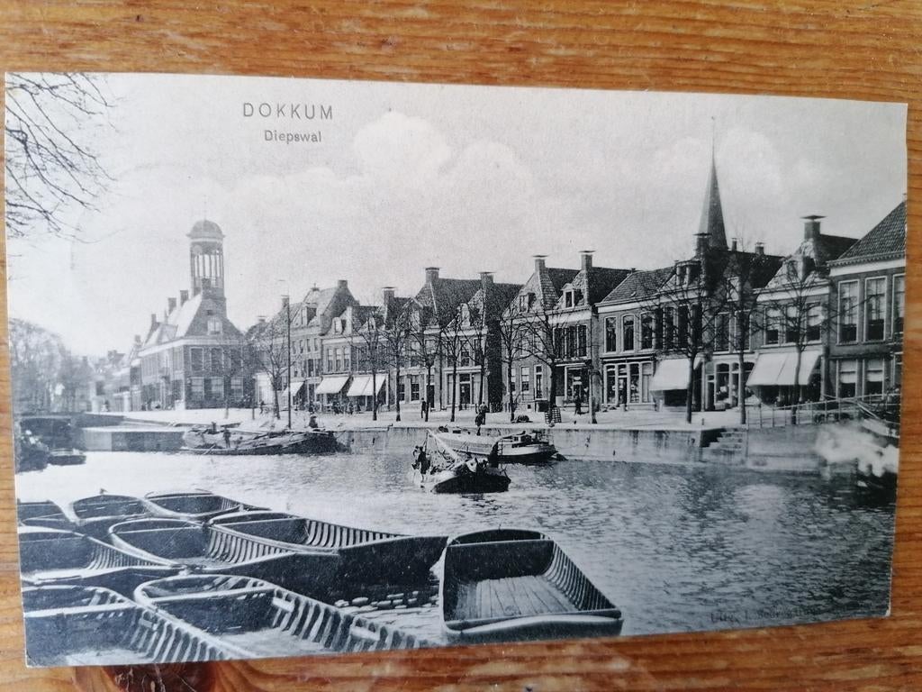 Dokkum Diepswal, Ophalen of Verzenden, Voor 1920, Zuid-Holland