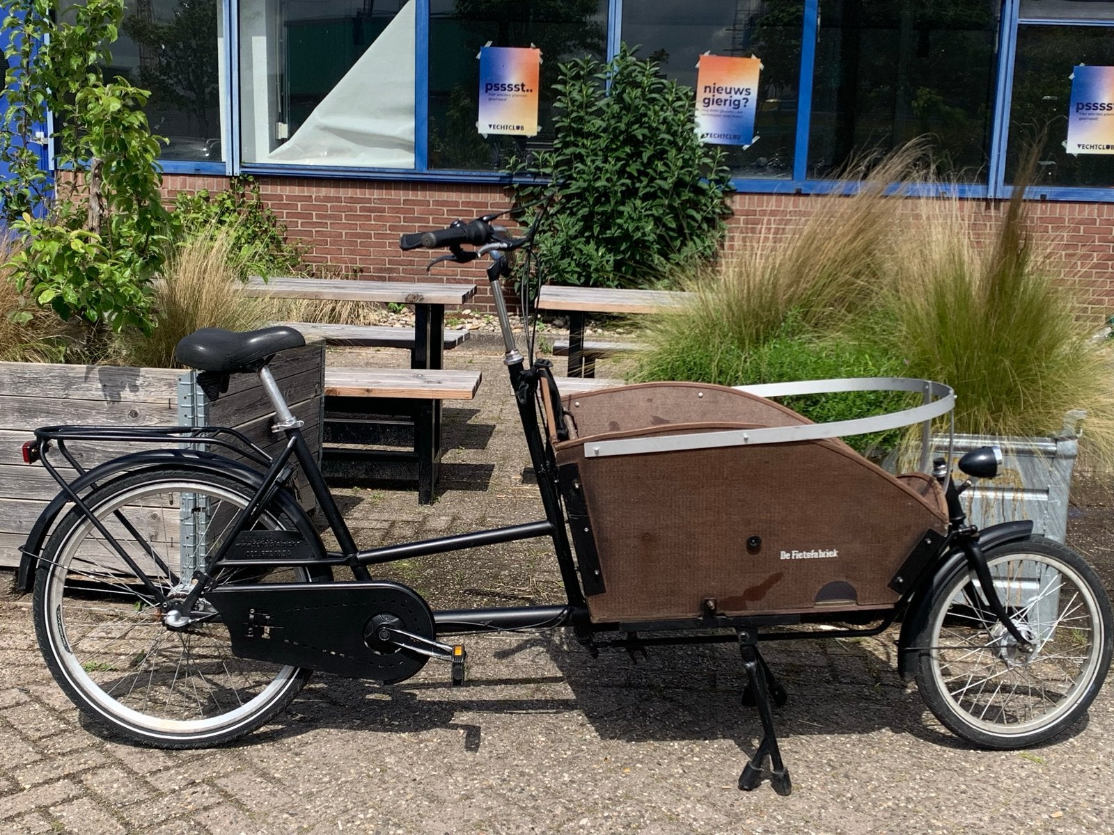 Degelijke Fietsfabriek bakfiets niet elektrisch!, Ophalen, Gebruikt, Elektrisch, 2 kinderen