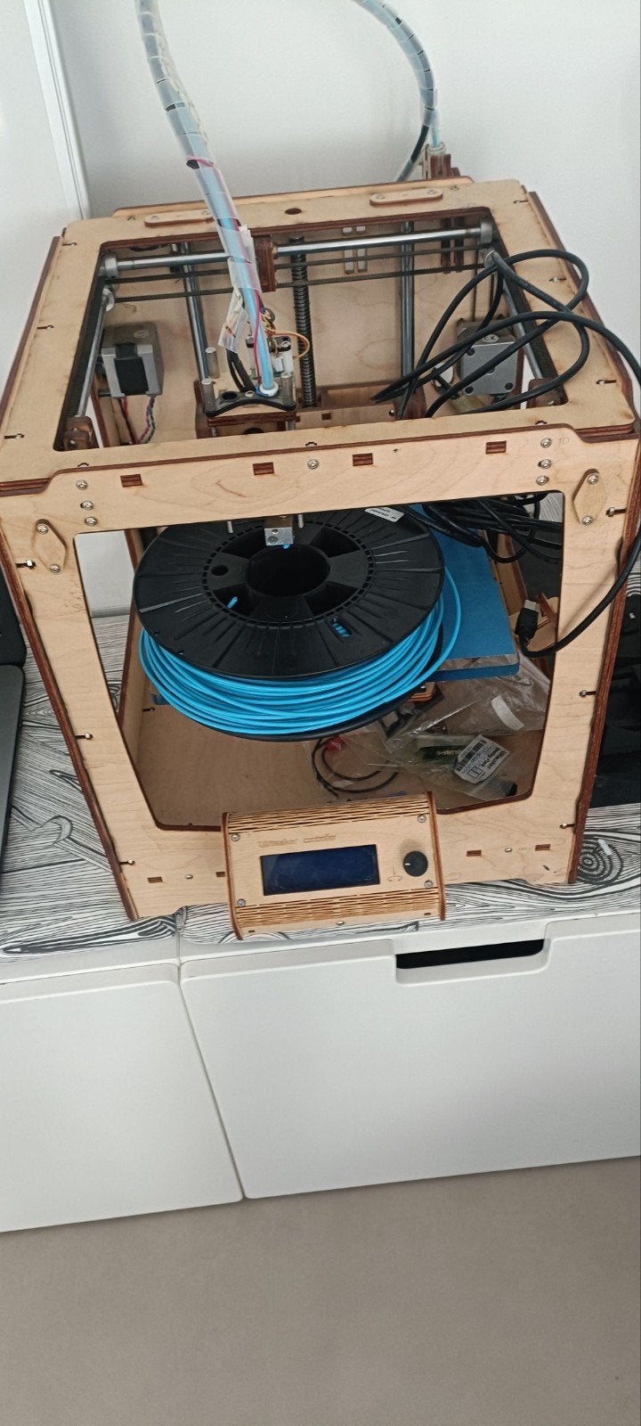Ultimaker Original 3D-printer met accessoires en filament, Computers en Software, 3D Printers, Gebruikt, Ultimaker, Ophalen of Verzenden