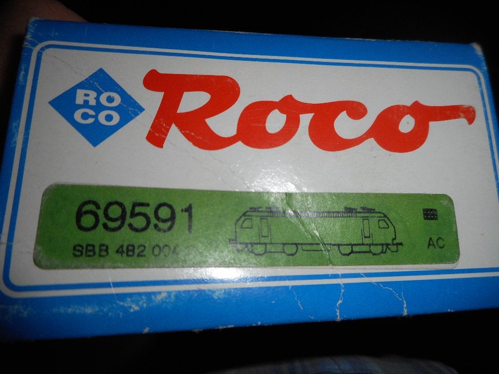 ROCO E-LOK SBB-CFF BR 482 SBB-CARGO, Wisselstroom, Locomotief, Ophalen of Verzenden, Zo goed als nieuw