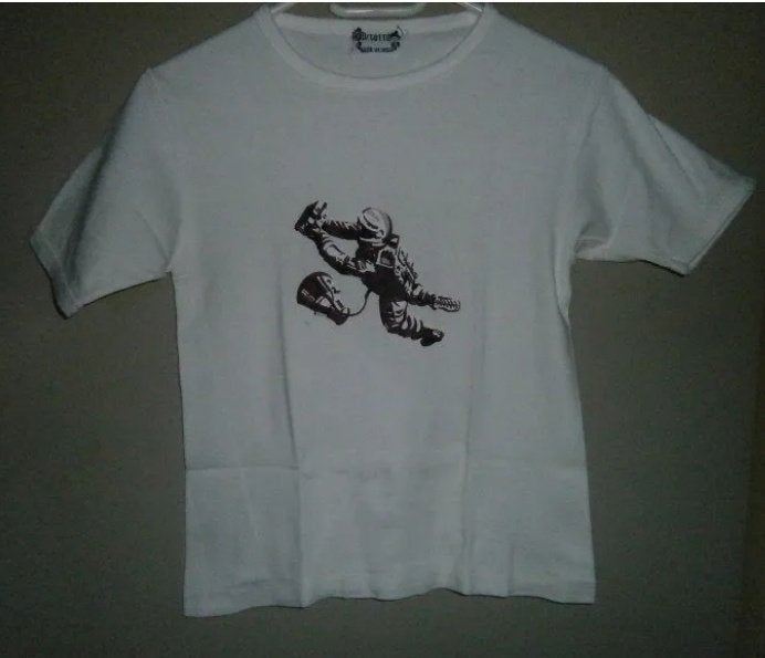 UNIEK ! Gemini 4 Edward White ruimtewandeling 60's T-Shirt, Ophalen, Gedragen, Maat 46 (S) of kleiner, Wit
