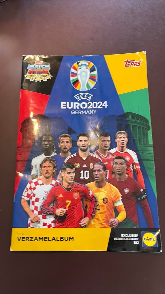 Voetbalkaarten Topps EK 2024 (Lidl), Ophalen of Verzenden, Nieuw, Buitenlandse clubs, Poster, Plaatje of Sticker