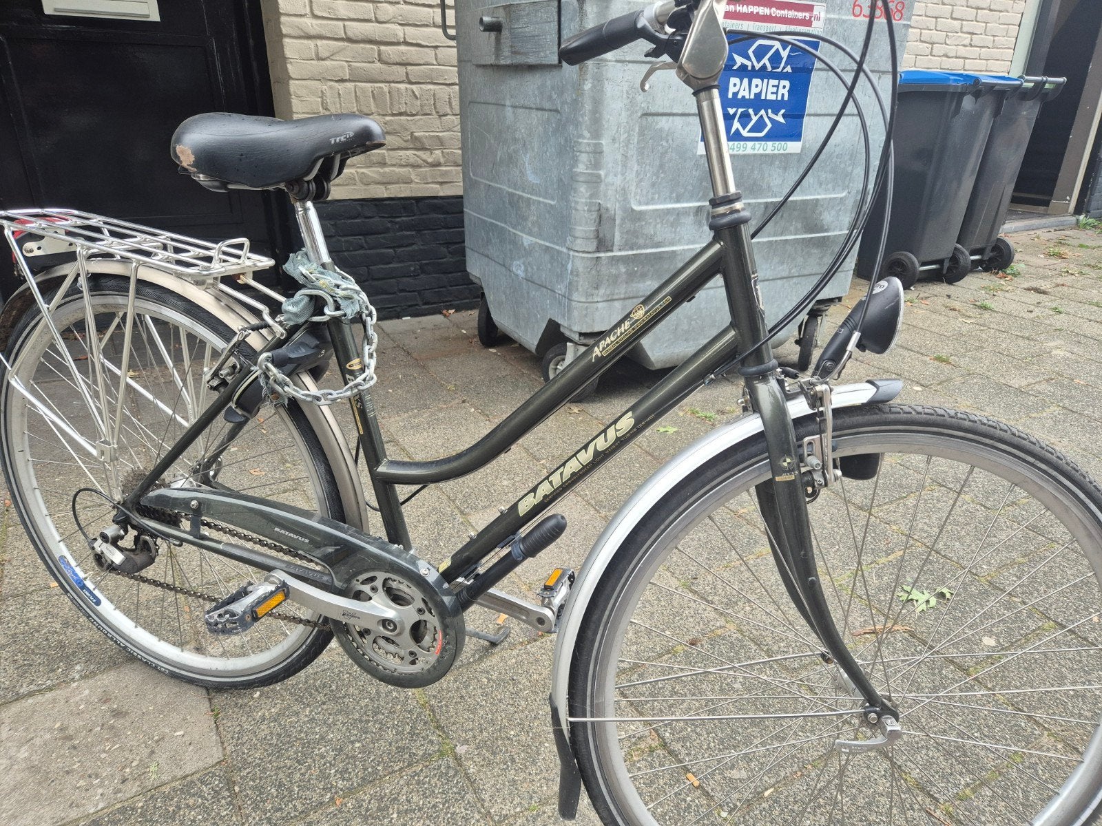 Batavus Apache Damesfiets, Ophalen, Schijfrem, Batavus, Versnellingen