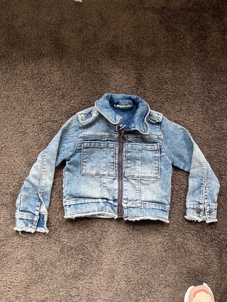 Spijkerjasje name it mt 98, Kinderen en Baby's, Kinderkleding | Maat 98, Meisje, Ophalen of Verzenden, Zo goed als nieuw, Name It