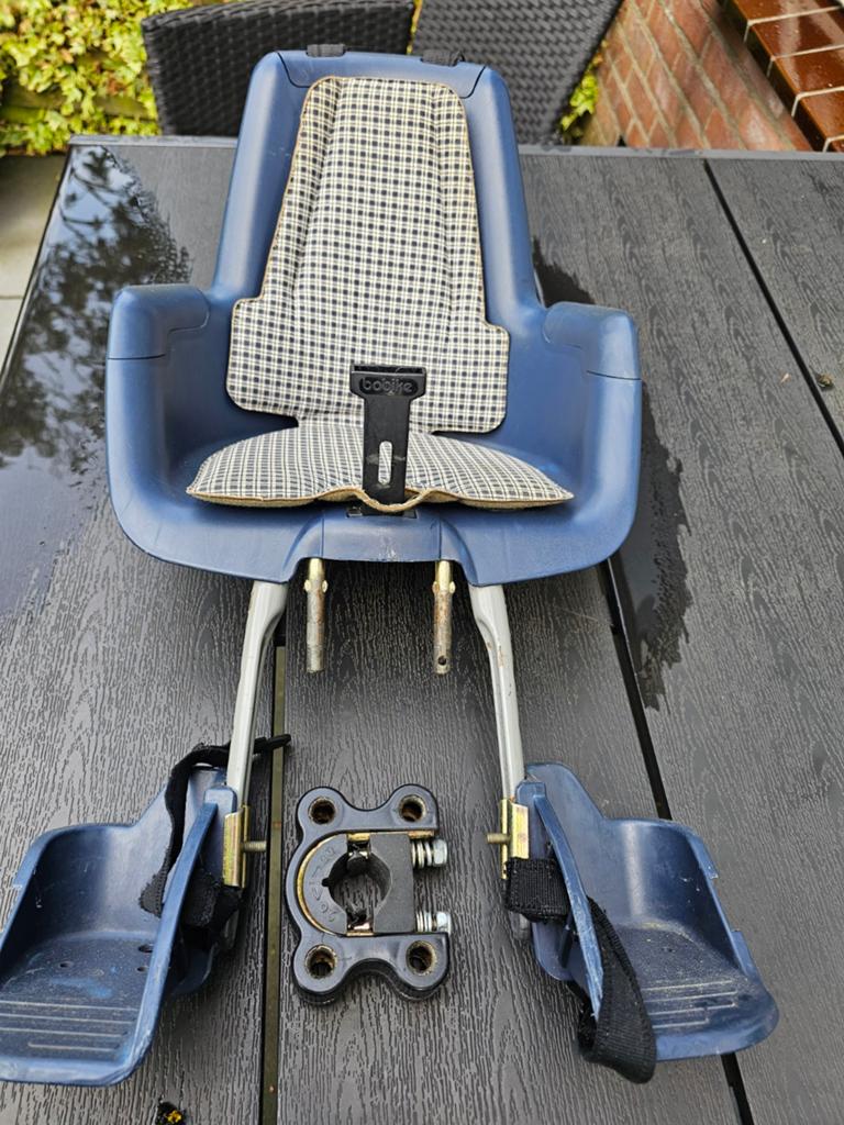 Bobike fietszitje voor kinderen - Blauw, Fietsen en Brommers, Fietsaccessoires | Fietsstoeltjes, Ophalen, Achterzitje, 9 t/m 18 kg
