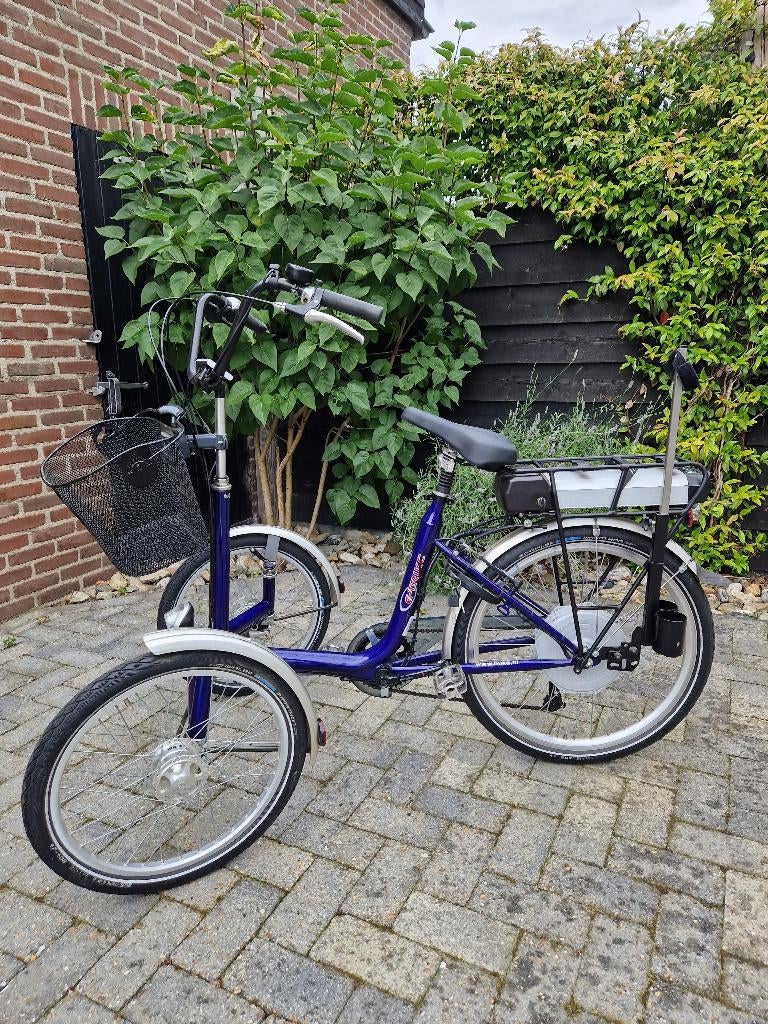 Huka electrische driewieler fiets, Fietsen en Brommers, Fietsen | Driewielfietsen, Ophalen, Gebruikt, Huka