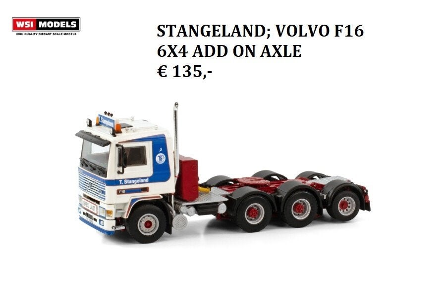 WSI Models volvo Stangeland, Hobby en Vrije tijd, Modelauto's | 1:50, Ophalen of Verzenden, Nieuw, Bus of Vrachtwagen, Wsi