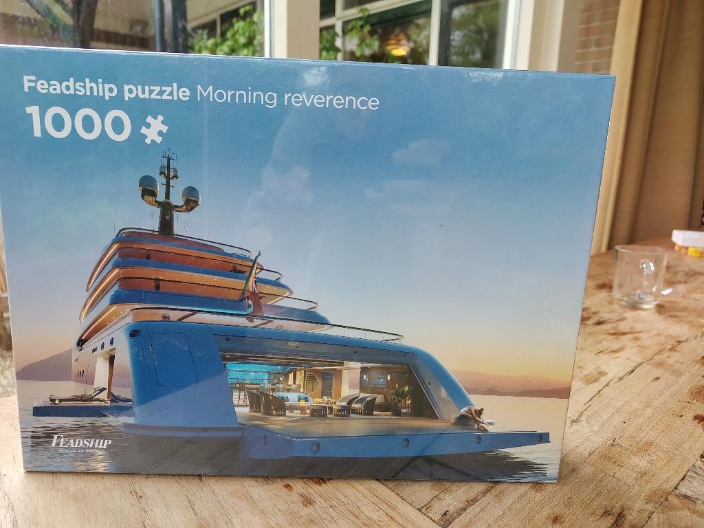 Puzzel luxe yacht Feadship, Ophalen, 500 t/m 1500 stukjes, Nieuw, Legpuzzel
