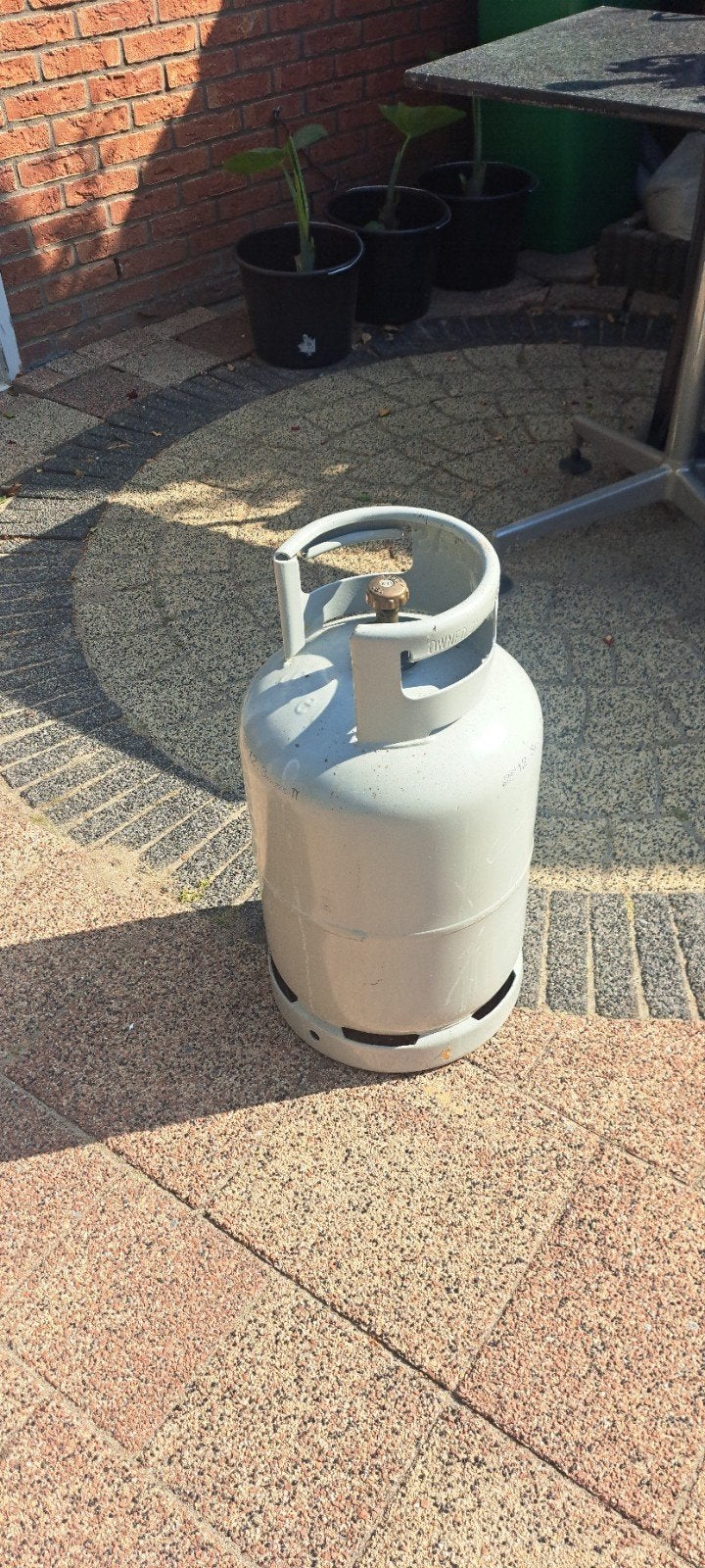 Gasfles met 30% gas, Ophalen